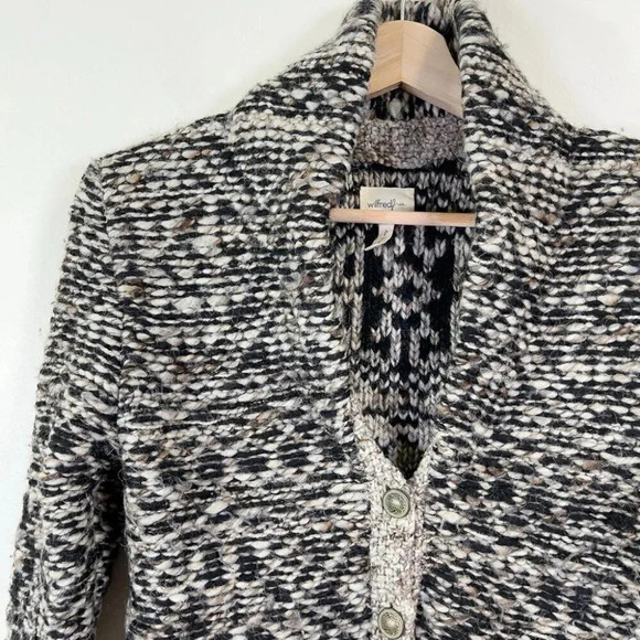 Aritzia Wilfred Free Wool Alpaca Nord Knit Button Cardigan - Picture 9 of 16